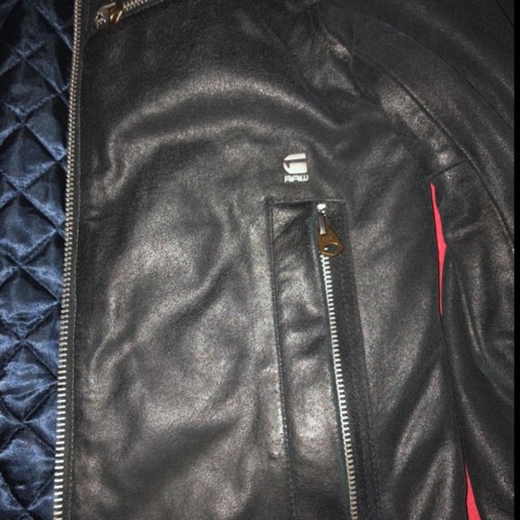 G Star road leather jacket - Picture 6 of 6